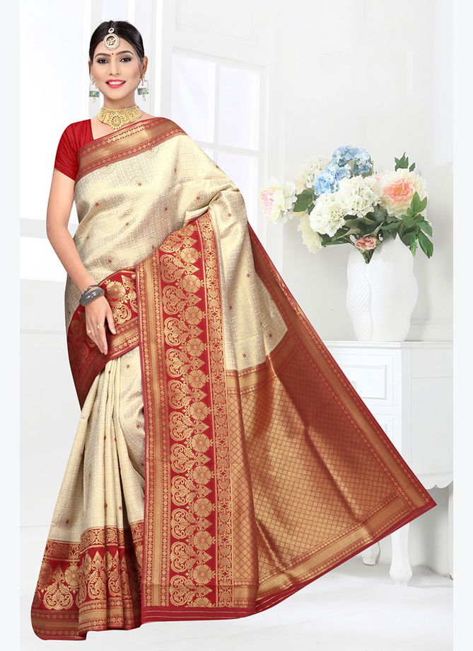 Kasturi Art Silk Party wear Designer Saree Collection 